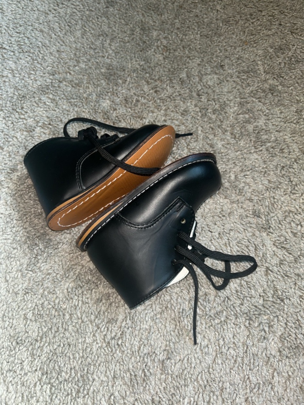 Josmo Black Toddler Lace-Up Dress Shoes Size 5 ✨ - Picture 4 of 5